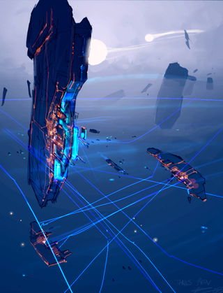 Illustration for article titled The Art of Homeworld. Enjoy.